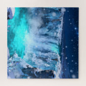Frozen Crystal Falls Jigsaw Puzzle (Horizontal)