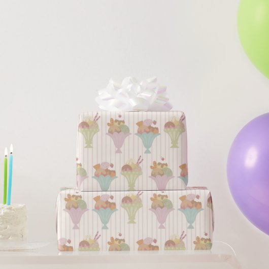 Frozen Delights Muster Geschenkpapier (Partygeschenke)