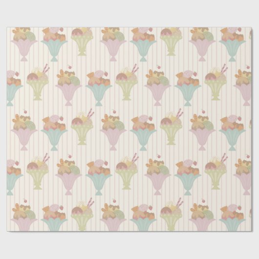 Frozen Delights Pattern  Geschenkpapier (Flach)