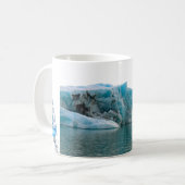“Frozen Depths” Mug | Iceberg and Jellyfish Ocean  Kaffeetasse (Vorderseite Links)