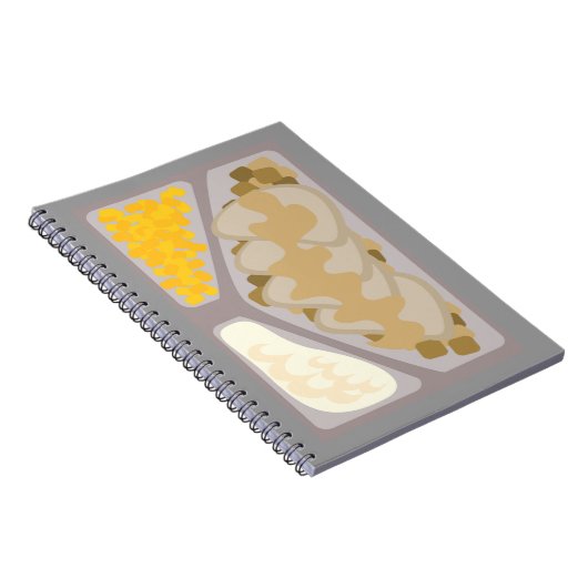 Frozen Dinner Epic Kitsch Art Design Fun Notizblock (Rechte Seite)