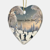 "Frozen Dreams Erwachen" Keramik Ornament (Links)