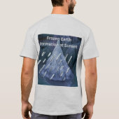 Frozen Earth Formation at Sunset T-Shirt (Rückseite)