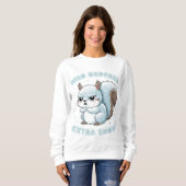 Frozen Eichhörnchen - Wer bestellt extra Schnee? Sweatshirt (Vorne ganz)