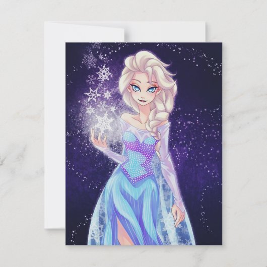 Frozen Einladung (Vorderseite)