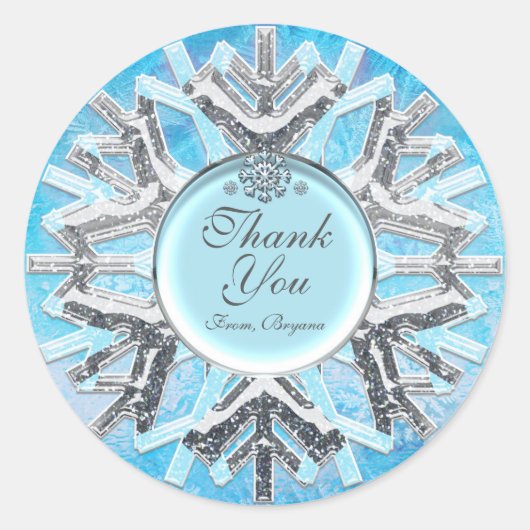 Frozen EisWinter Wonderland Snowflake Stickers (Vorderseite)