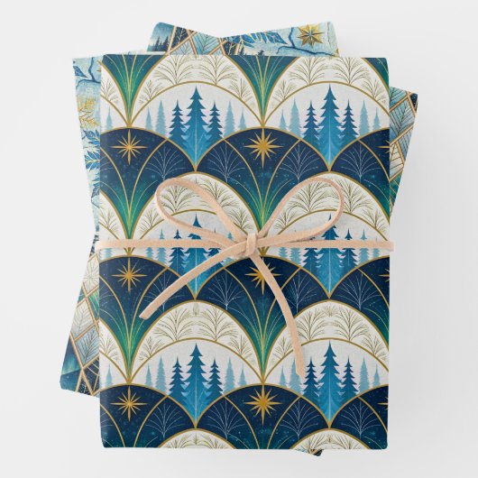 Frozen Elegance Geschenkpapier Set (Beispiel)