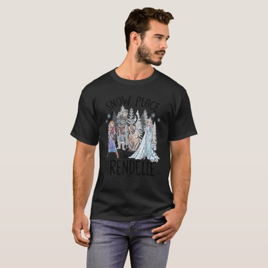 Frozen Elsa Anna Olaf Kristoff Snow Place Like Are T-Shirt (Vorne ganz)