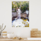Frozen Fall Creek Falls Poster (Küche)