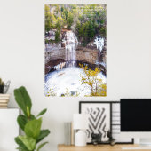 Frozen Fall Creek Falls Poster (Heimbüro)