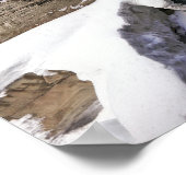 Frozen Falls at Johnson Creek, Alberta Poster (Ecke)