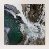 Frozen Falls at Johnson Creek, Alberta Puzzle (Horizontal)