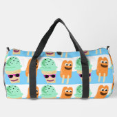 Frozen Fun Time Leckerei Sommerdessert Muster Duffle Bag (Rückseite)