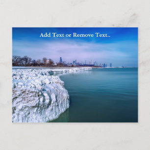 Frozen Gletscher der windy City Postcard Postkarte