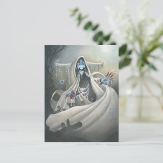 Frozen Horror Postkarte (Stehend Vorderseite)