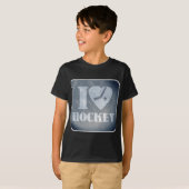 Frozen I Heart Hockey Epic Sportlogo T-Shirt (Vorne ganz)