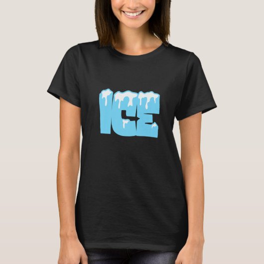 Frozen Ice Bag Halloween Costume For Men and Wome T-Shirt (Vorderseite)