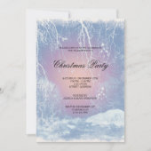 Frozen Icy Winters Weihnachts-Party Einladung (Vorderseite)