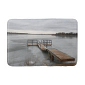 Frozen Lake Dock Badematte (Vorderseite)