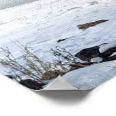 Frozen Lake Galena Poster (Ecke)