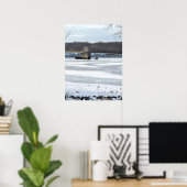 Frozen Lake Galena Poster (Heimbüro)