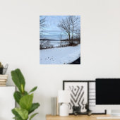 Frozen Lake Galena Poster (Heimbüro)