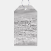 Frozen Little Snowflake Pink Girl Baby Shower Geschenkanhänger (Rückseite)