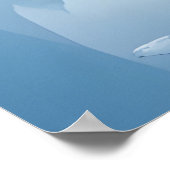 Frozen Mountain Lake Poster (Ecke)