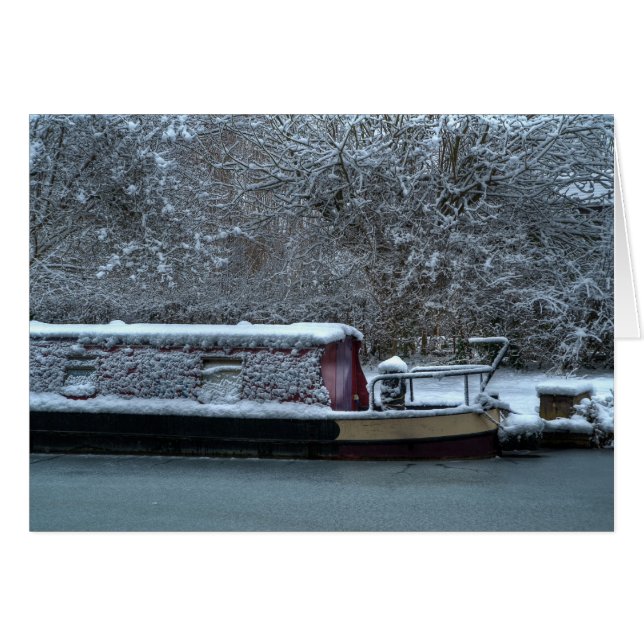 Frozen Narrowboat (Vorderseite (Horizontal))