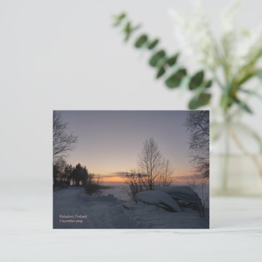 Frozen Postkarte (Stehend Vorderseite)