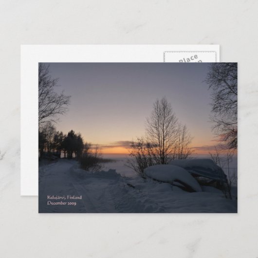 Frozen Postkarte (Vorne/Hinten)