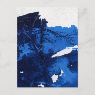 "Frozen Ridge #1" Abstrakte Design-Postkarte Postkarte