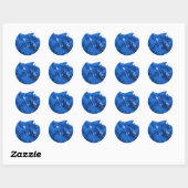 "Frozen Ridge #4" Abstract Design Sticker (Blatt)