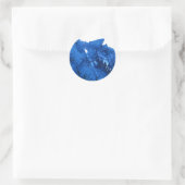 "Frozen Ridge #4" Abstract Design Sticker (Tasche)