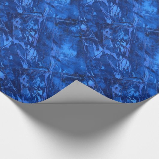 "Frozen Ridge #5" Abstraktes Design-Wrapping-Papie Geschenkpapier (Ecke)