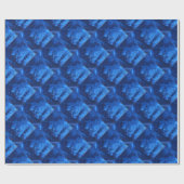 "Frozen Ridge #6" Abstraktes Design-Wrapping-Papie Geschenkpapier (Flach)