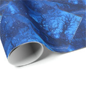 "Frozen Ridge #6" Abstraktes Design-Wrapping-Papie Geschenkpapier (Rolleneckpunkt)