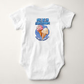 🍦 Frozen Scrotown Baby Strampler (Rückseite)