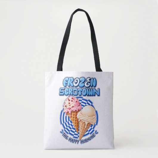 🍦 Frozen Scrotown-Taschentuch Tasche (Vorderseite)