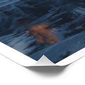 Frozen Serenity – Majestic Winter Lake Landscape Poster (Ecke)