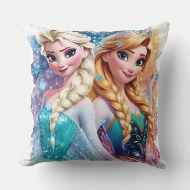 Frozen Sisters Forever Kissen (Vorderseite)