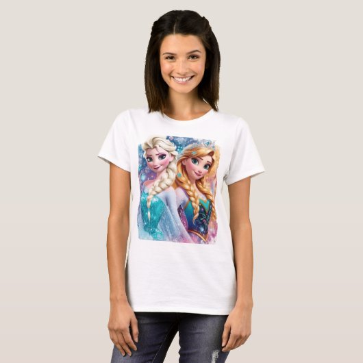 Frozen Sisters Forever T-Shirt (Vorne ganz)