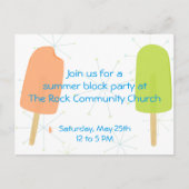 Frozen Sommer Leckereien Postkarte (Vorderseite)