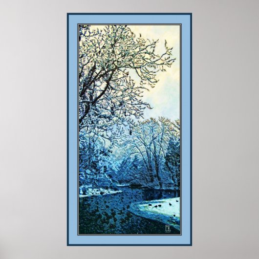 Frozen Teich Poster (Vorne)