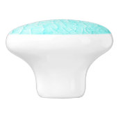 Frozen Teich Türkis Keramikknauf (Seitenansicht)