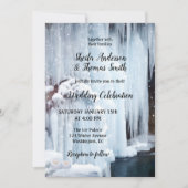 Frozen Wasserfall Sommersonnenwende Einladung (Vorderseite)