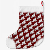 Frozen Weihnachts-Strumpf Custom Bullfrog Strumpf Großer Weihnachtsstrumpf (Rückseite)