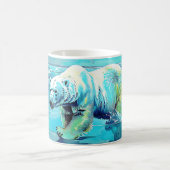 "Frozen Wilds: Die Reise des Bären" Kaffeetasse (Mittel)