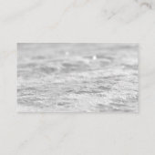 Frozen Winter Silver Snowflake Blue Book Request Begleitkarte (Rückseite)