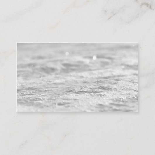 Frozen Winter Silver Snowflake Blue Book Request Begleitkarte (Rückseite)